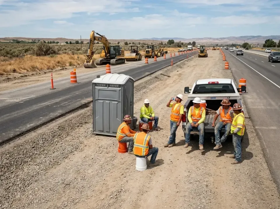 highway-road-construction-crew-007 — frequently asked questions, Porta Potty and Restroom Rentals in Mecca, CA